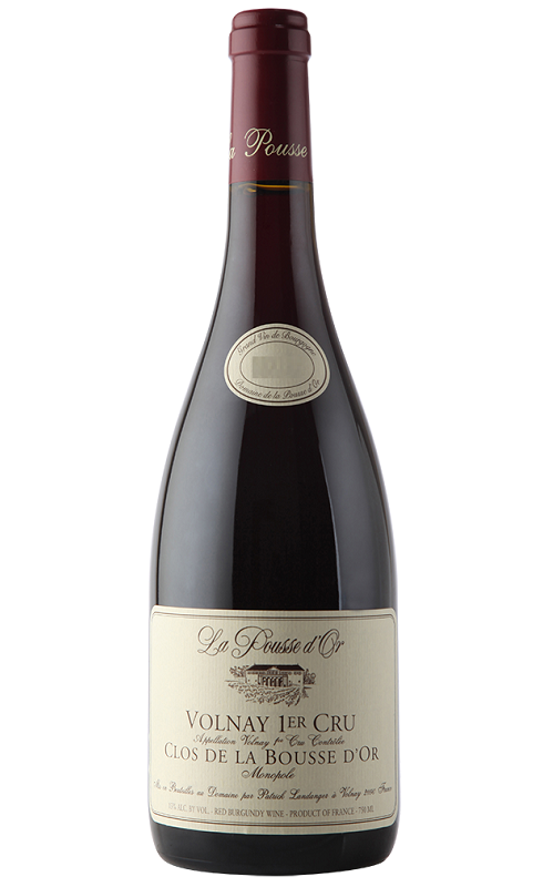 Photographie d'une bouteille de vin rouge Pousse D Or Clos La Bousse D Or 2022 Volnay Rge 1 5 L Crd