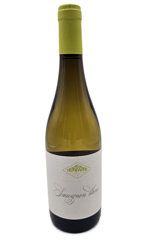 Photographie d'une bouteille de vin blanc Guy Saget Trinquons Sauvignon 2023 Vdf Loire Blc 75cl Crd