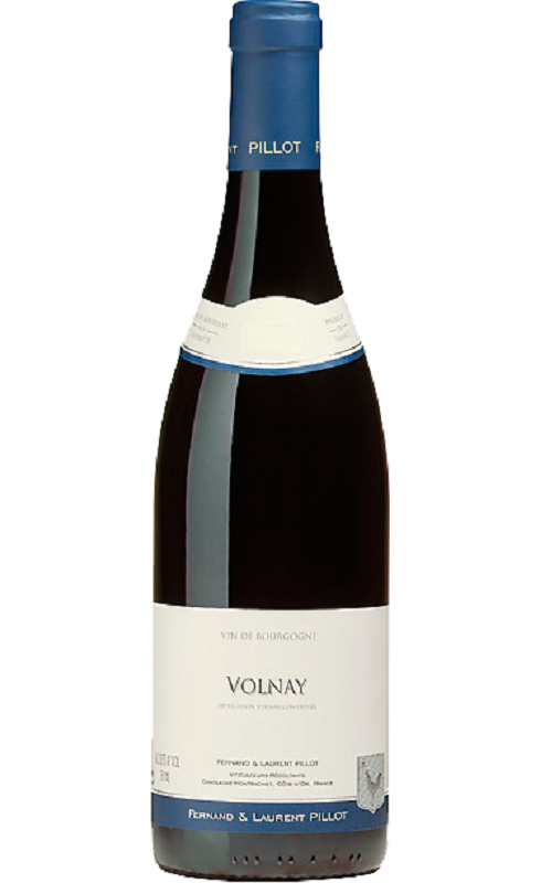 Photographie d'une bouteille de vin rouge Pillot Fl Volnay 2017 Volnay Rge 75cl Crd