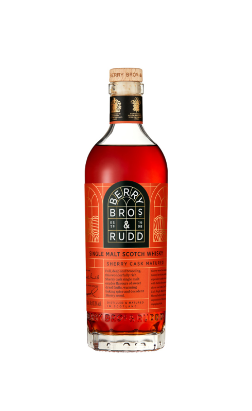 Berry Bros Sherry Cask Matured Single Malt 70cl Crd