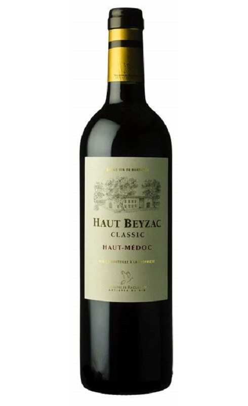 Photographie d'une bouteille de vin rouge Cht Haut Beyzac Cb6 2022 Ht-Medoc Rge 75cl Crd