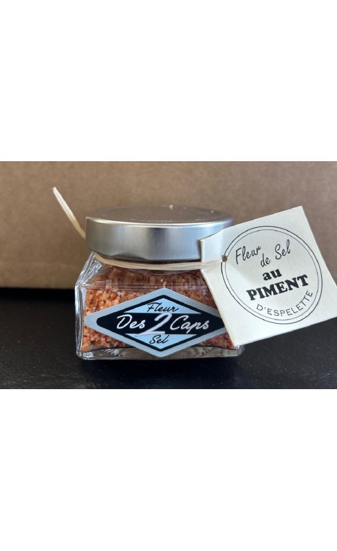 Fleur Des 2 Caps Fleur De Sel Piment D Espelette 75g