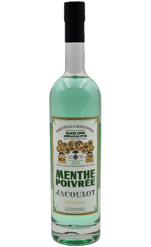 Jacoulot - Liqueur Menthe Poivree 21 70cl Crd