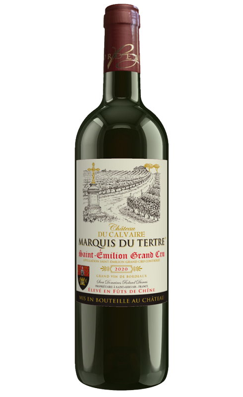 Cht Calvaire Marquis Tertr 2020 St-Emilion Gc Rge 75cl Crd