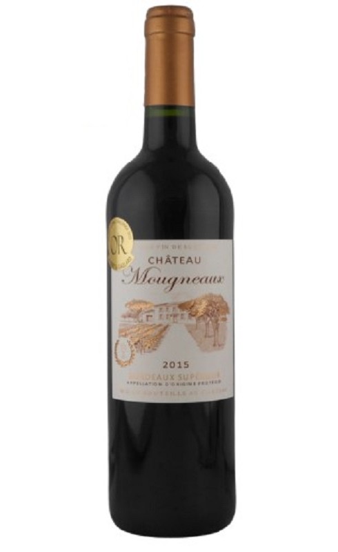 Cht Mougneaux 2015 Bdx Sup Rge 75cl Crd