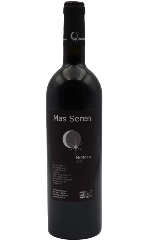 Mas Seren Mintaka 2022 Igp Cevennes Rge Bio 75cl Crd