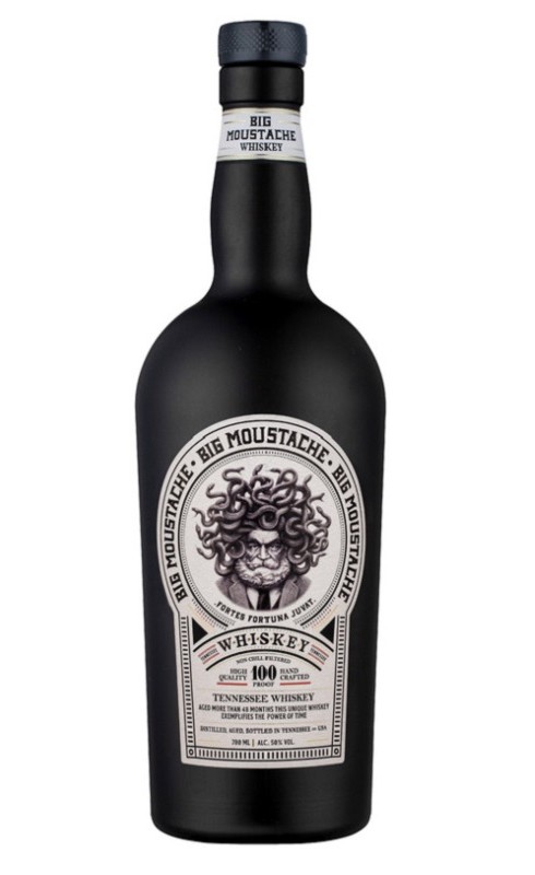 Big Moustache Tennessee Whiskey 70cl Crd