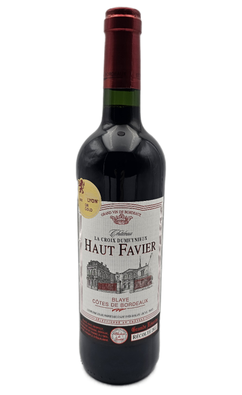 Cht Haut Favier 2020 Blaye Cdbdx Rge 75cl Crd