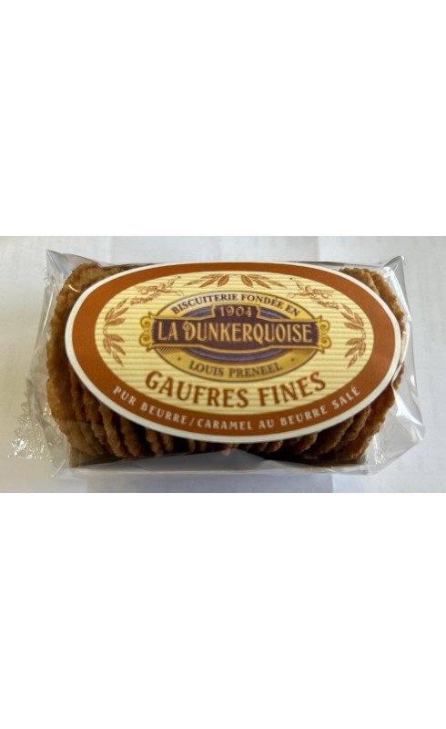 Maison Chuques Gaufres Fines Caramel Panier Carton 175g