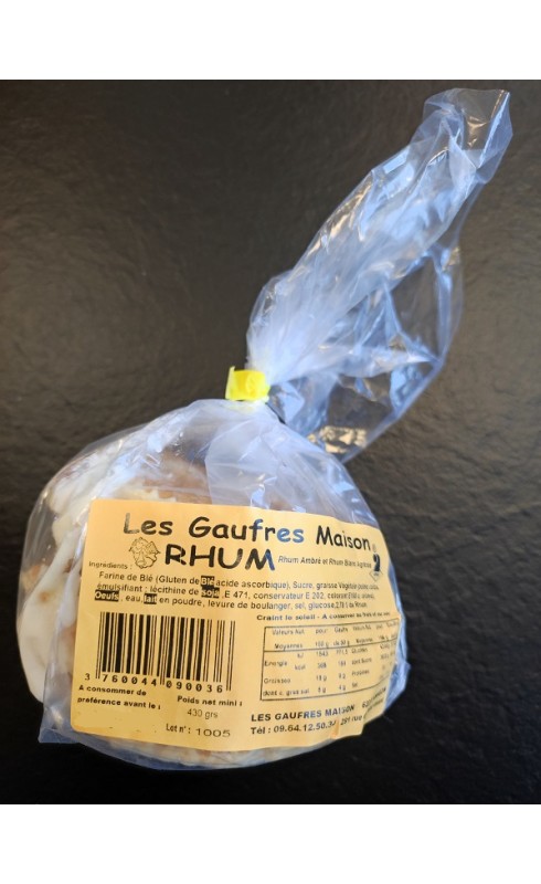 Les Gaufres Maison Rhum 430g