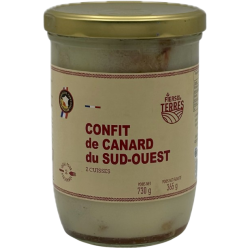 Fiers De Nos Terres Bocal Confit Canard 2 Cuisses 730g