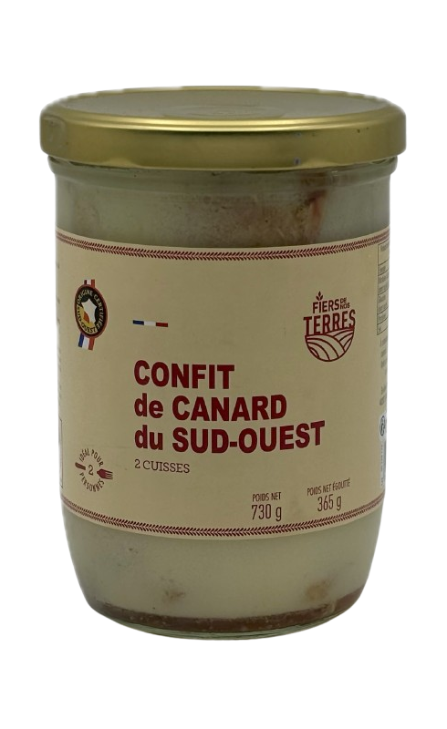 Fiers De Nos Terres Bocal Confit Canard 2 Cuisses 730g