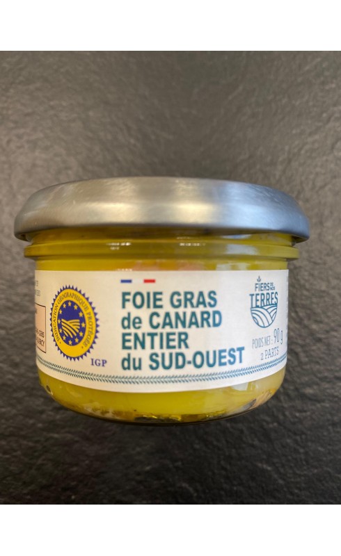 Fiers De Nos Terres Verrine Foie Gras De Canard Entier 90g