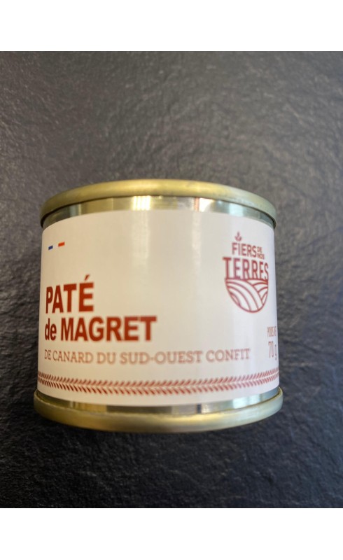 Fiers De Nos Terres Pate De Magret De Canard Confit 70g