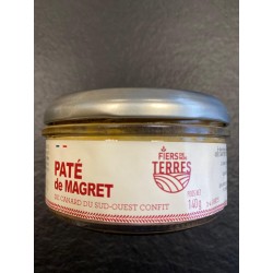 Fiers De Nos Terres Pate De Magret De Canard Confit 140g