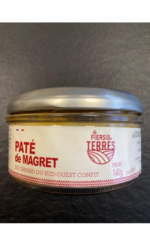 Fiers De Nos Terres Pate De Magret De Canard Confit 140g