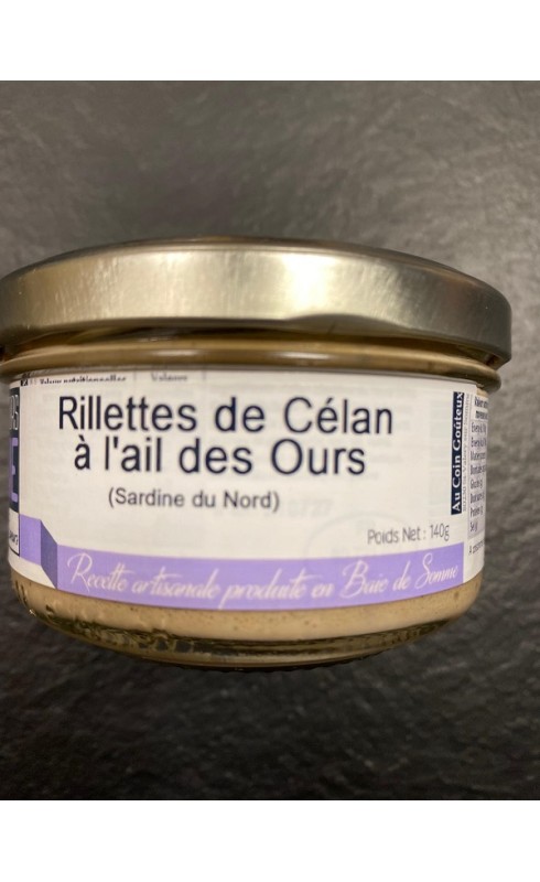 Au Coin Gouteux Rillettes De Celan Ail Des Ours 140g