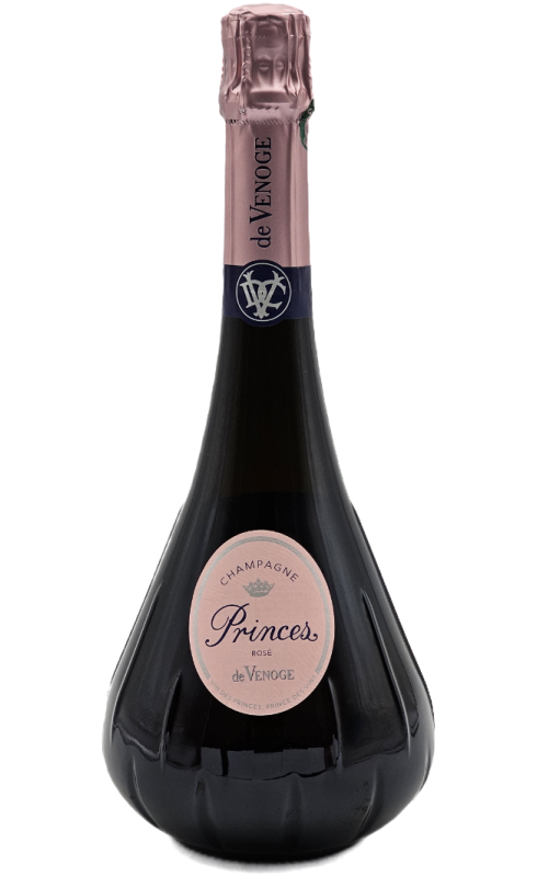 De Venoge Princesse Carafe Rose Champagne Rose 75cl Crd