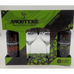 Coffret Anosteke 2x75cl  2 Verres