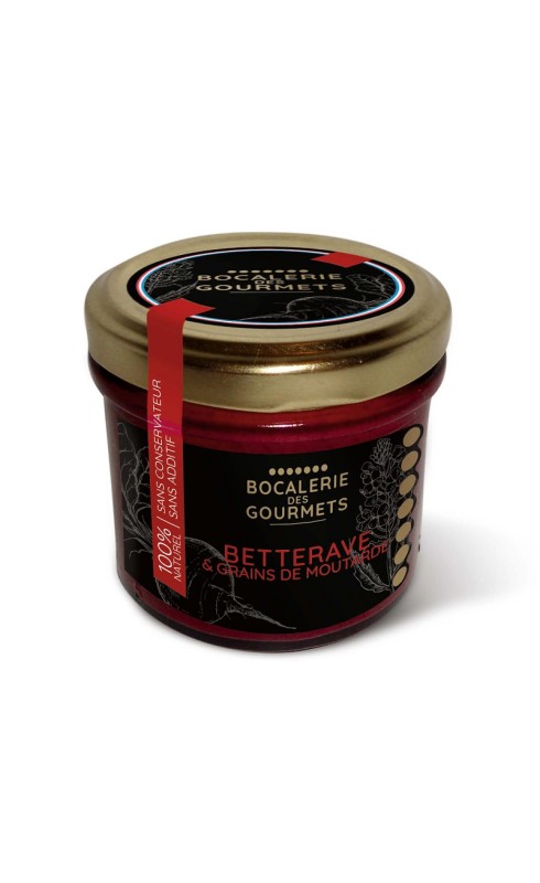 Bocalerie Des Gourmets Betterave Grains De Moutarde 110g