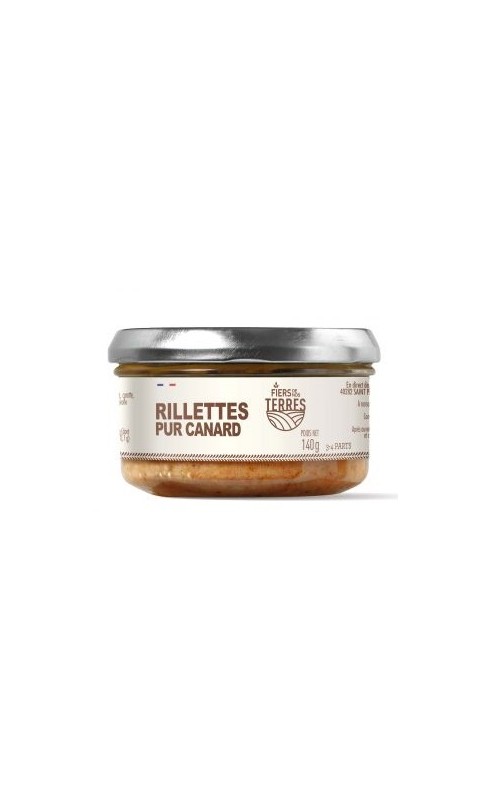 Fiers De Nos Terres Rillettes Pur Canard 140g