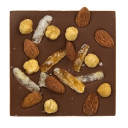 Maison Chuques Tablette Chocolat Lait Mendiant 35  100g