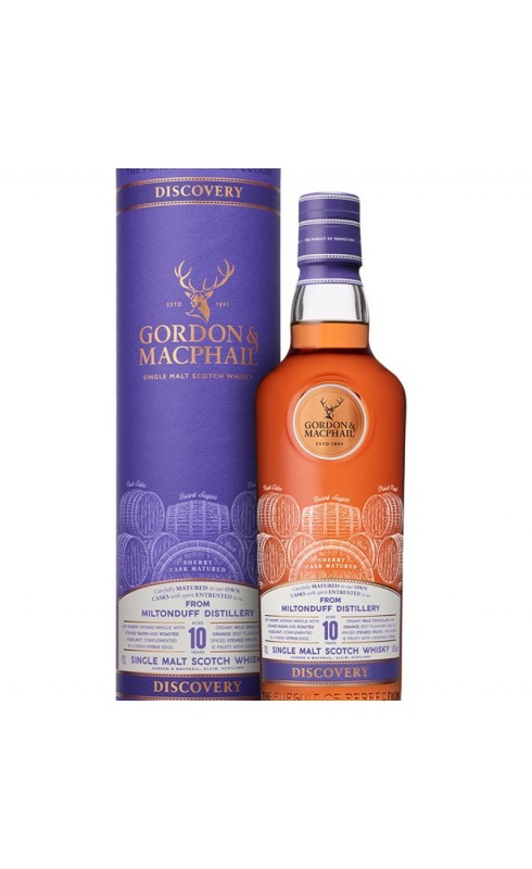 Miltonduff 10 Ans Sherry Discovery G M 70cl Crd