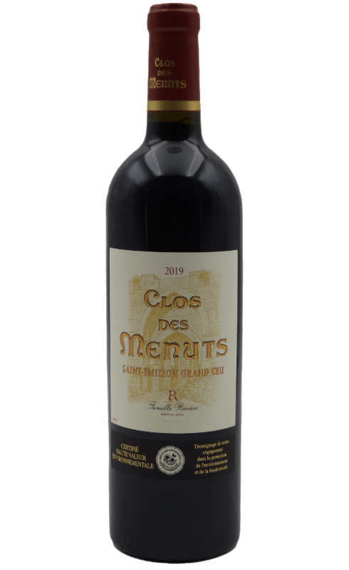 Clos Des Menuts 2019 St-Emilion Gc Rge 75cl Crd