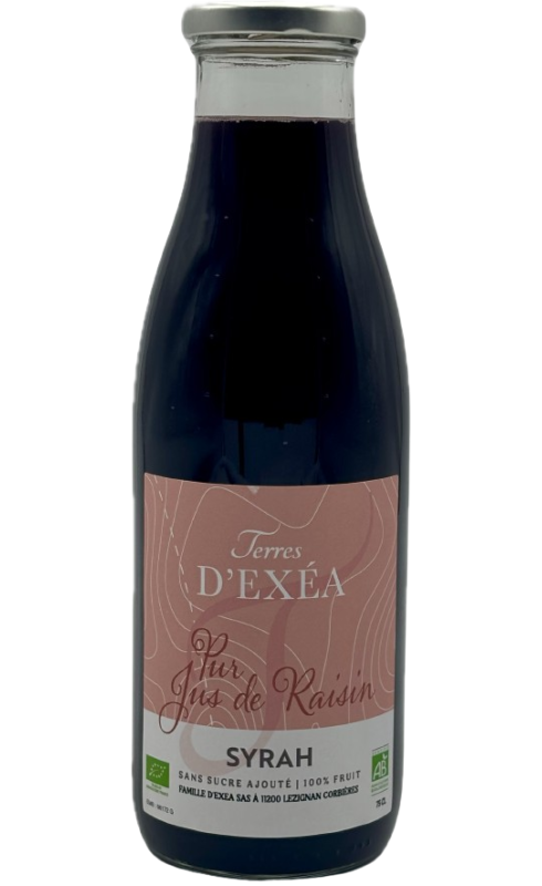 Exea - Pur Jus De Raisins Rouge Syrah 75cl