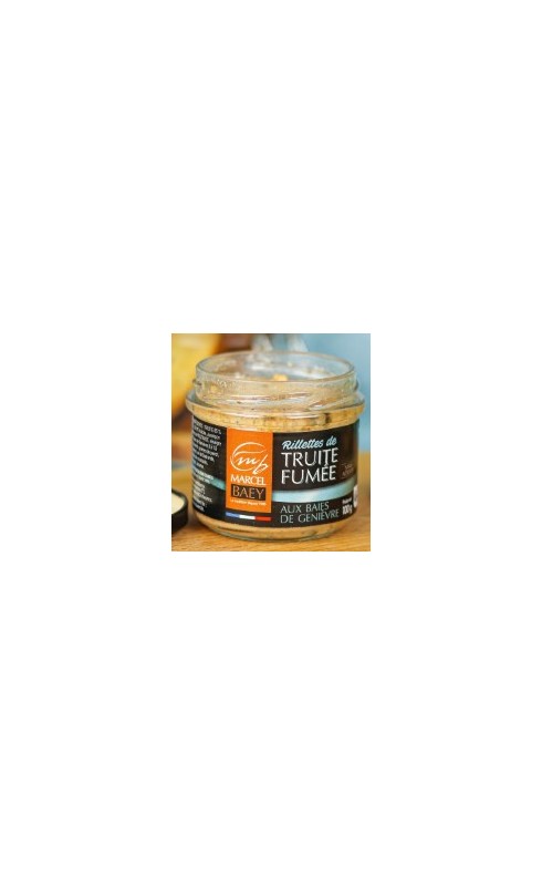 Marcel Baey Rillettes De Truite Fumee Jurancon Baies 100g