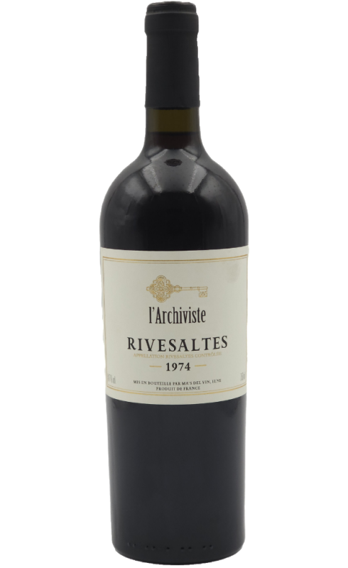 L Archiviste Rivesaltes 1974 Rivesaltes Rge 75cl Crd