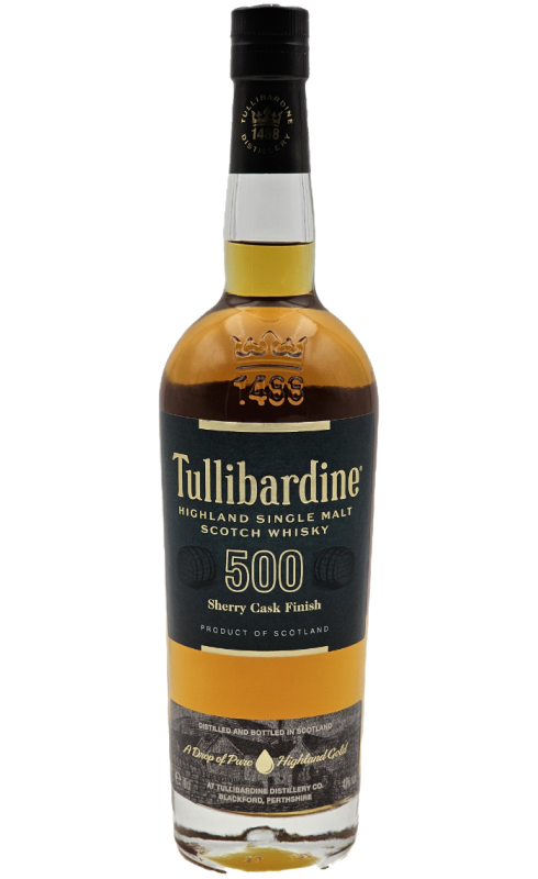 Tullibardine 500 Sherry Finish 70cl Crd