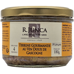 Junca Terrine Gourmande Au Vin Doux De Gascogne 180g