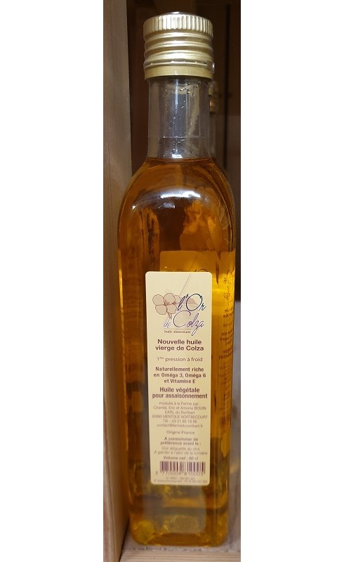 Huile De Colza 50 Cl De Mentque Bio