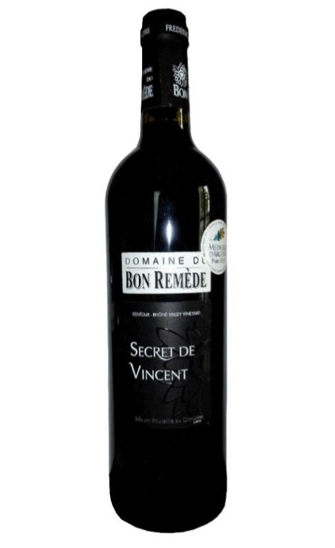 Delay Secret De Vincent 2021 Ventoux Rge 75cl Crd