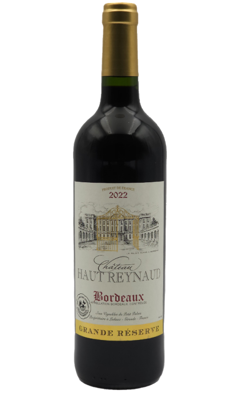 Cht Haut Reynaud Grande Reserve 2022 Bdx Rge 75cl Crd