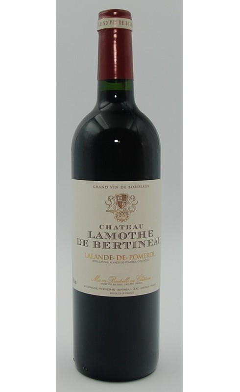 Cht Lamothe De Bertineau 2020 Lalande Rge 75cl Crd