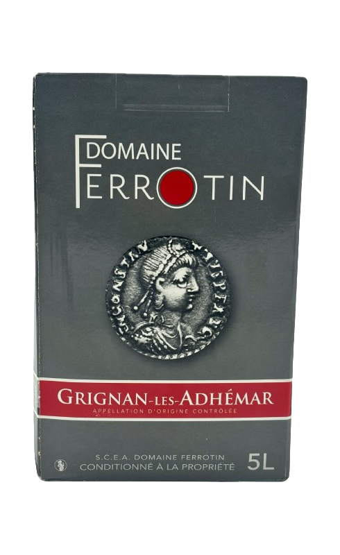 Ferrotin Terre De Roche 2023 Aop Grignan Rge Bib 10 L Crd