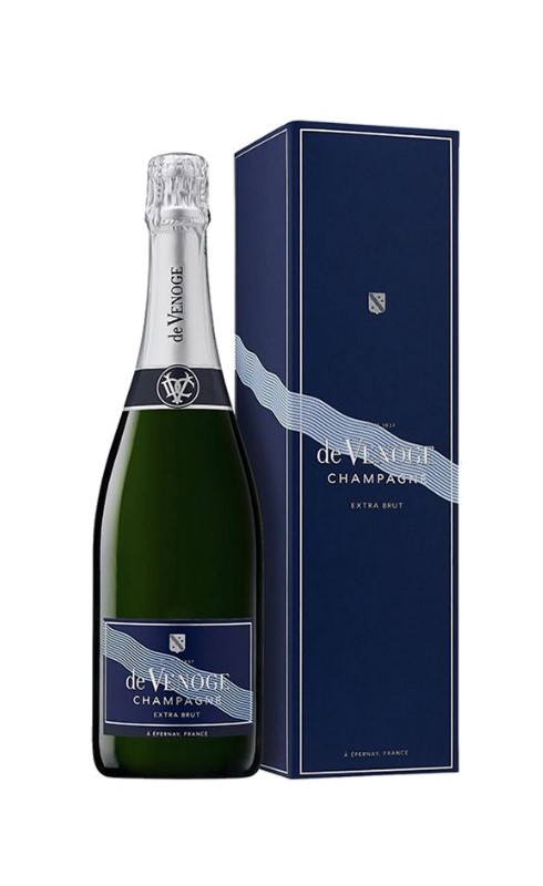 De Venoge Extra Brut Etui Champagne Blc 75cl Crd