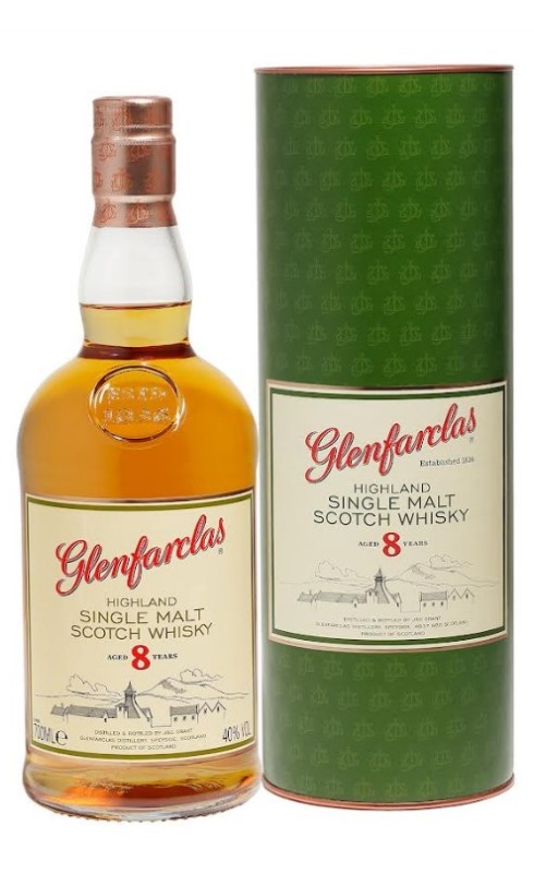 Glenfarclas Single Malt 8 Ans Whisky 70cl Crd