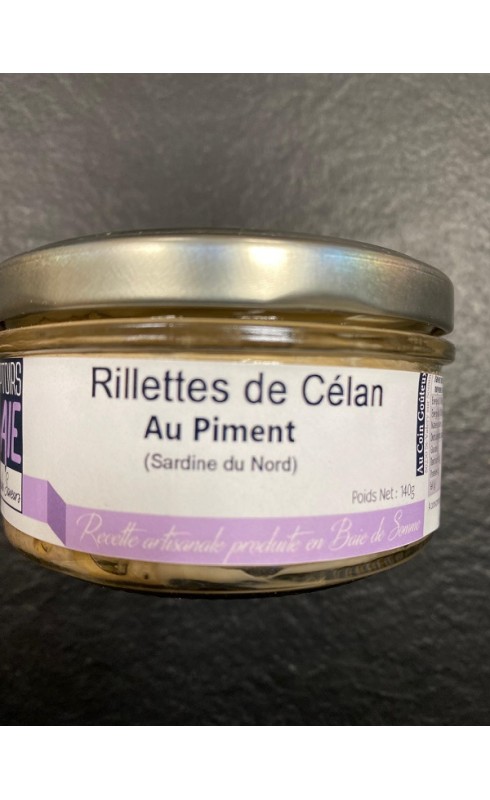 Au Coin Gouteux Rillettes De Celan Espelette 140g